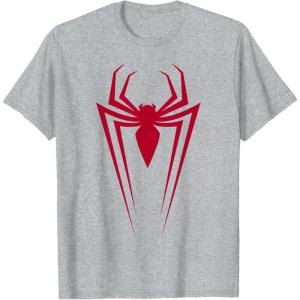 imageMarvel SpiderMan Spider Icon C1 TShirtHeather Grey