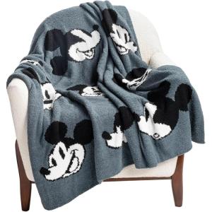 imageMarvel Spidey ampamp His Amazing Friends Ghost Spider Feather Knit Fluffy Throw Blanket  Gwen Stacy Fuzzy Blanket Measures 50 x 60 inch Super Soft Lightweight BeddingGray  Mickey Mouse