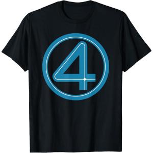 imageMarvel Studios The Fantastic Four First Steps Costume Icon TShirtBlack