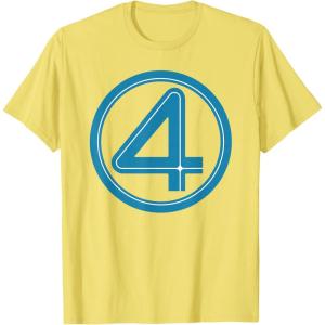 imageMarvel Studios The Fantastic Four First Steps Costume Icon TShirtLemon Yellow