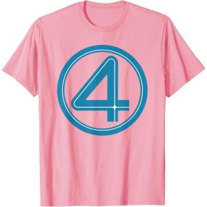 imageMarvel Studios The Fantastic Four First Steps Costume Icon TShirtPink