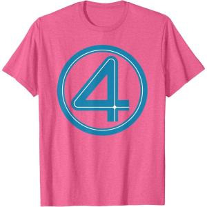 imageMarvel Studios The Fantastic Four First Steps Costume Icon TShirtPink Heather