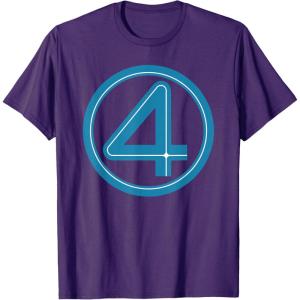 imageMarvel Studios The Fantastic Four First Steps Costume Icon TShirtPurple