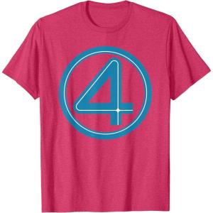 imageMarvel Studios The Fantastic Four First Steps Costume Icon TShirtRed Heather