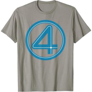 imageMarvel Studios The Fantastic Four First Steps Costume Icon TShirtSlate Grey