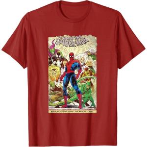 imageMarvel The Amazing SpiderMan Comic TShirt TShirtCranberry Red