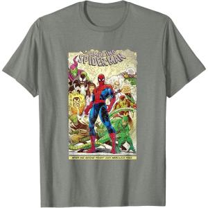 imageMarvel The Amazing SpiderMan Comic TShirt TShirtOlive Heather