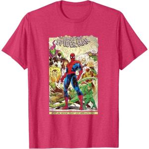 imageMarvel The Amazing SpiderMan Comic TShirt TShirtRed Heather