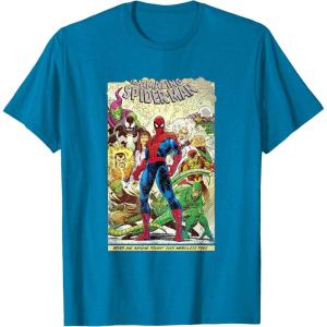 imageMarvel The Amazing SpiderMan Comic TShirt TShirtSapphire Blue