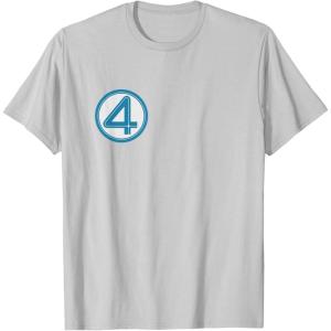 imageMarvel The Fantastic Four First Steps Super Hero Costume TShirtSilver Grey