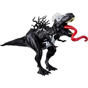 imageSPIDERMAN Marvel Epic World of Action VenomVersus Venomsaurus Rex 16Inch 40cm Action Figure with Dino Chomp Action Super Hero Toys for Kids Ages 4