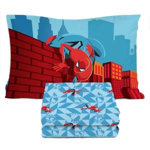 imageSunny Side Up Kids Sheet Set Includes Sheets and Pillow Cover  100 Microfiber Bedding and Room Decor Blue  Spiderman 3 Piece TwinBlue  Spiderman