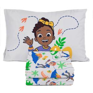 imageSunny Side Up Kids Sheet Set Includes Sheets and Pillow Cover  100 Microfiber Bedding and Room Decor Blue  Spiderman 3 Piece TwinGray  Blippi