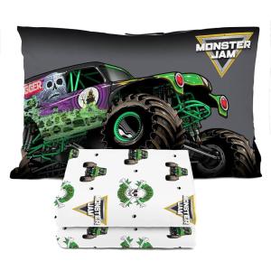 imageSunny Side Up Kids Sheet Set Includes Sheets and Pillow Cover  100 Microfiber Bedding and Room Decor Blue  Spiderman 3 Piece TwinWhite  Monster Jam