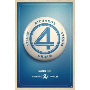 imageTrends International Marvel Fantastic Four First Steps  Button One Sheet Wall Poster 34L x 224W Premium Unframed VersionBlonde Framed Version