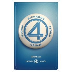 imageTrends International Marvel Fantastic Four First Steps  Button One Sheet Wall Poster 34L x 224W Premium Unframed VersionWhite Framed Version