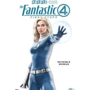 imageTrends International Marvel Fantastic Four First Steps 2025  Invisible Woman Feature Series Wall Poster 19L x 13W Premium Unframed VersionPremium Unframed Version