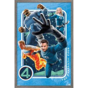 imageTrends International Marvel Fantastic Four First Steps 2025  Powers Wall Poster 34L x 224W Premium Unframed VersionBarnwood Framed Version
