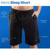 imageCaptain America Brave New World Shield ampamp Wings Adult Black Sleep Pajama ShortsBlack