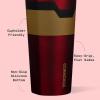 imageCorkcicle Disney Tumbler  TripleInsulated Stainless Steel  Keeps Drinks Cold 9 Hours  SpillProof Lid  Reusable  Summer Drinkware Gift  Keeps Drinks Ice Cold  24 oz  Black PantherIron Man