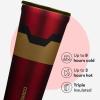 imageCorkcicle Disney Tumbler  TripleInsulated Stainless Steel  Keeps Drinks Cold 9 Hours  SpillProof Lid  Reusable  Summer Drinkware Gift  Keeps Drinks Ice Cold  24 oz  Black PantherIron Man