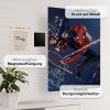 imageDisplate Metal Poster Marvel  Spiderman Game  Webhead  Easy Magnetic Mounting  SpiderMan Superhero Collectible Gifts  Wall Art Pictures for Bedroom Premium Posters  126x177 in177L x 126W