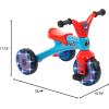 imageHuffy Marvel Spidey and His Amazing Friends Light Up Kids Trike Ideal for Ages 3 Years Old LED Light Feature Under Seat Storage Fun and Playful Design Spidey and His Amazing Friends GraphicsSpidey and His Amazing Friends