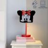 imageIdea Nuova Marvel Spiderman Plush Shade Stick Table Lamp for Kids Soft Fabric Shade with Iconic Spiderman DesignIdeal for Bedrooms Nurseries ampamp PlayroomsMinnie Mouse  Red
