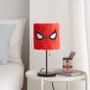 imageIdea Nuova Marvel Spiderman Plush Shade Stick Table Lamp for Kids Soft Fabric Shade with Iconic Spiderman DesignIdeal for Bedrooms Nurseries ampamp PlayroomsSpiderman