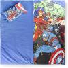 imageJay Franco Kids Slumber Bag and Pillow  54 x 27 Inch Comfy Indoor Sleeping Bag for School and Sleepovers 2 Piece Set Blue  SpidermanBlue  Avengers