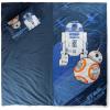 imageJay Franco Kids Slumber Bag and Pillow  54 x 27 Inch Comfy Indoor Sleeping Bag for School and Sleepovers 2 Piece Set Blue  SpidermanBlue  Star Wars