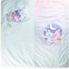 imageJay Franco Kids Slumber Bag and Pillow  54 x 27 Inch Comfy Indoor Sleeping Bag for School and Sleepovers 2 Piece Set Blue  SpidermanMulti  Lilo  Stitch