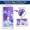 imageJay Franco Kids Slumber Bag and Pillow  54 x 27 Inch Comfy Indoor Sleeping Bag for School and Sleepovers 2 Piece Set Blue  SpidermanPurple  Frozen