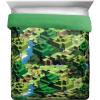 imageJay Franco Marvel Spiderman Webtastic 5 Piece Twin Size Bed Set  Includes Reversible Comforter ampamp Sheet Set  Super Soft Kids Bedding Fade Resistant Microfiber Official Marvel ProductGreen  Minecraft