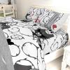 imageJay Franco Marvel Spiderman Webtastic 5 Piece Twin Size Bed Set  Includes Reversible Comforter ampamp Sheet Set  Super Soft Kids Bedding Fade Resistant Microfiber Official Marvel ProductGray  Nightmare Before Christmas