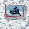 imageJay Franco Marvel Spiderman Webtastic 5 Piece Twin Size Bed Set  Includes Reversible Comforter ampamp Sheet Set  Super Soft Kids Bedding Fade Resistant Microfiber Official Marvel ProductBlue  Star Wars