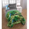 imageJay Franco Marvel Spiderman Webtastic 5 Piece Twin Size Bed Set  Includes Reversible Comforter ampamp Sheet Set  Super Soft Kids Bedding Fade Resistant Microfiber Official Marvel ProductGreen  Minecraft