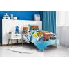 imageJay Franco Marvel Spiderman Webtastic 5 Piece Twin Size Bed Set  Includes Reversible Comforter ampamp Sheet Set  Super Soft Kids Bedding Fade Resistant Microfiber Official Marvel ProductBlue  Blaze