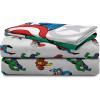 imageJay Franco Marvel Spiderman Webtastic 5 Piece Twin Size Bed Set  Includes Reversible Comforter ampamp Sheet Set  Super Soft Kids Bedding Fade Resistant Microfiber Official Marvel ProductMulti  Avengers