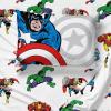 imageJay Franco Marvel Spiderman Webtastic 5 Piece Twin Size Bed Set  Includes Reversible Comforter ampamp Sheet Set  Super Soft Kids Bedding Fade Resistant Microfiber Official Marvel ProductMulti  Avengers