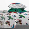 imageJay Franco Marvel Spiderman Webtastic 5 Piece Twin Size Bed Set  Includes Reversible Comforter ampamp Sheet Set  Super Soft Kids Bedding Fade Resistant Microfiber Official Marvel ProductMulti  Avengers