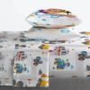 imageJay Franco Marvel Spiderman Webtastic 5 Piece Twin Size Bed Set  Includes Reversible Comforter ampamp Sheet Set  Super Soft Kids Bedding Fade Resistant Microfiber Official Marvel ProductBlue  Blippi
