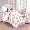 imageJay Franco Marvel Spiderman Webtastic 5 Piece Twin Size Bed Set  Includes Reversible Comforter ampamp Sheet Set  Super Soft Kids Bedding Fade Resistant Microfiber Official Marvel ProductPink  Strawberry Shortcake