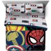 imageJay Franco Marvel Spiderman Webtastic 5 Piece Twin Size Bed Set  Includes Reversible Comforter ampamp Sheet Set  Super Soft Kids Bedding Fade Resistant Microfiber Official Marvel ProductMulti  Marvel