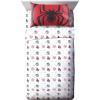 imageJay Franco Marvel Spiderman Webtastic 5 Piece Twin Size Bed Set  Includes Reversible Comforter ampamp Sheet Set  Super Soft Kids Bedding Fade Resistant Microfiber Official Marvel ProductGray  Miles Morales