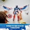 imageLEGO Marvel New Captain America Construction Figure  Buildable Action Figure  Birthday Gift for Boys and Girls Ages 8  Avengers Super Heroes Toy for Kids  76296