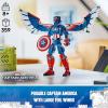 imageLEGO Marvel New Captain America Construction Figure  Buildable Action Figure  Birthday Gift for Boys and Girls Ages 8  Avengers Super Heroes Toy for Kids  76296