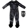 imageMARVEL Boys Deluxe Black Panther Costume Kids Superhero Halloween Costume Child  Officially LicensedL 1214