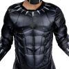 imageMARVEL Boys Deluxe Black Panther Costume Kids Superhero Halloween Costume Child  Officially LicensedL 1214