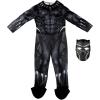 imageMARVEL Boys Deluxe Black Panther Costume Kids Superhero Halloween Costume Child  Officially LicensedM 810